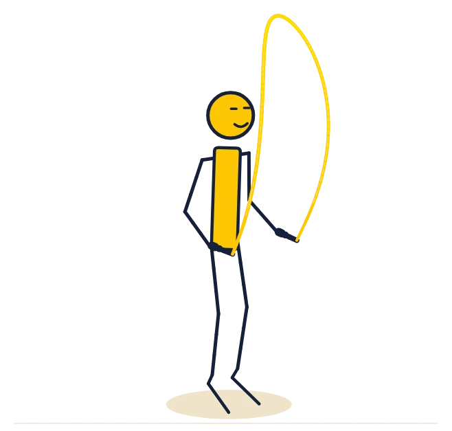 Hopkins, skip-hop’s animated coach, skipping