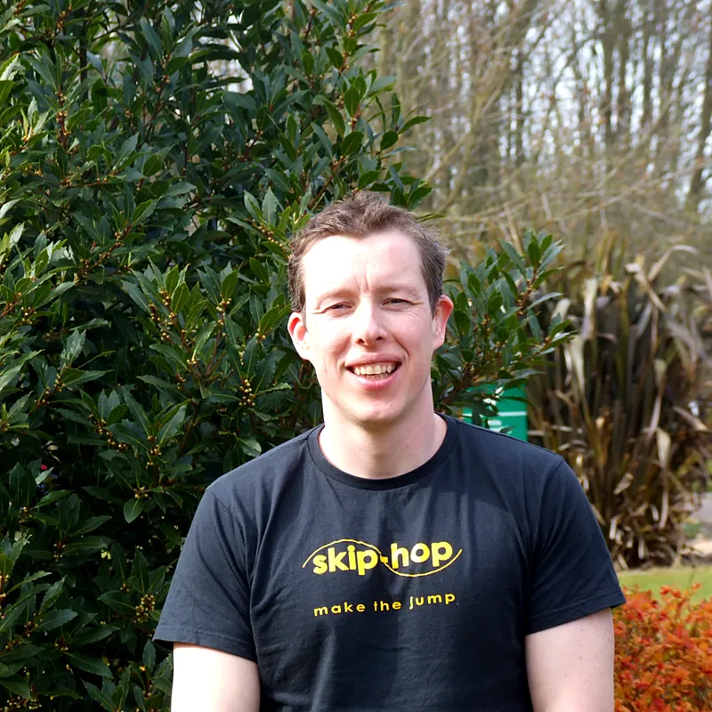 Scott Robert-Shaw, skip-hop founder, who designed the skip-hop rope